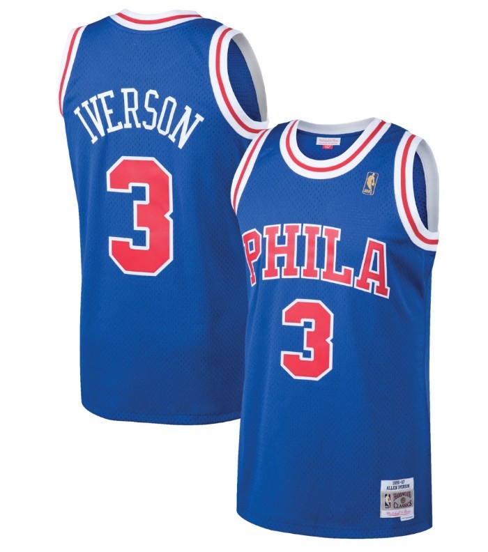 allen iverson 76ers throwback jersey